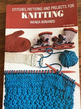 Stitches, Patterns and Projects for Knitting - Blue Cover